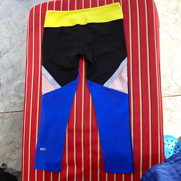 Carbon38 Splits59 Colorblock Workout Leggings M - Picture 7 of 12